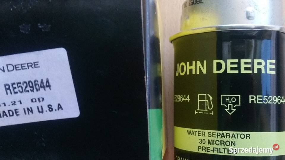 RE529644 RE546336 filtr paliwa oryginał John nieuszkodzony Biała Podlaska