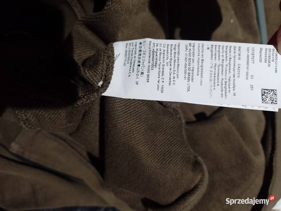 XS34 HUGO BOSSMęska Bluza sportowa z kapturem z małopolskie Kraków