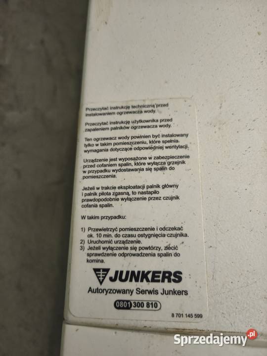 Piec gazowy Moderówka sprzedam