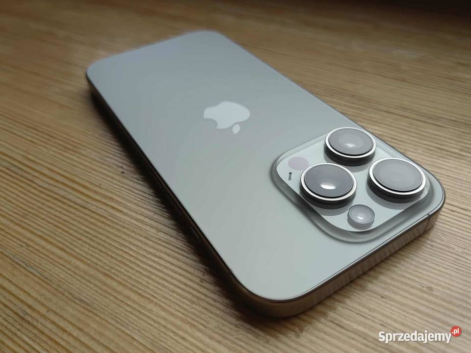 iPhone 16 Pro 128GB Tytan Naturalny stan bateria Brzozów