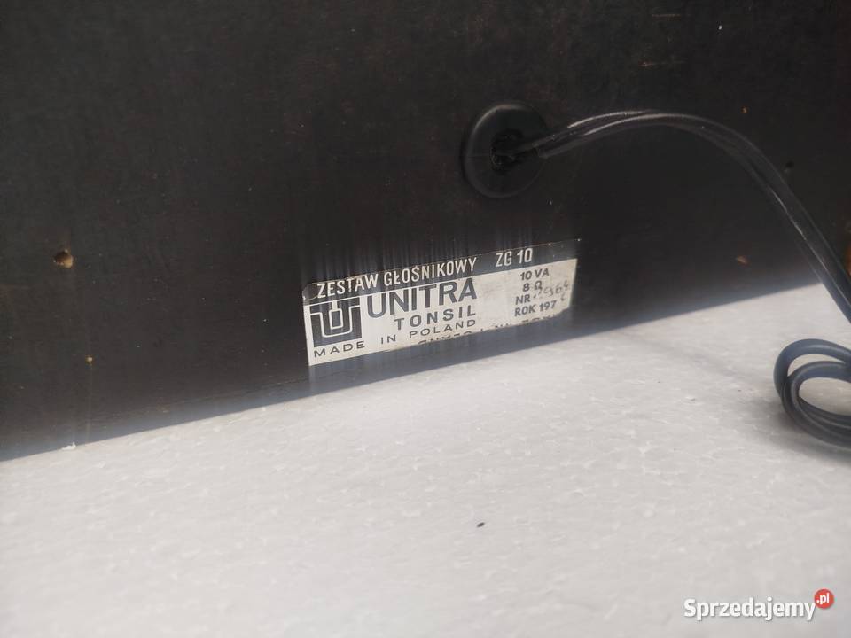 Zabytkowe kolumny unitra do Radioodbiornika Zgierz