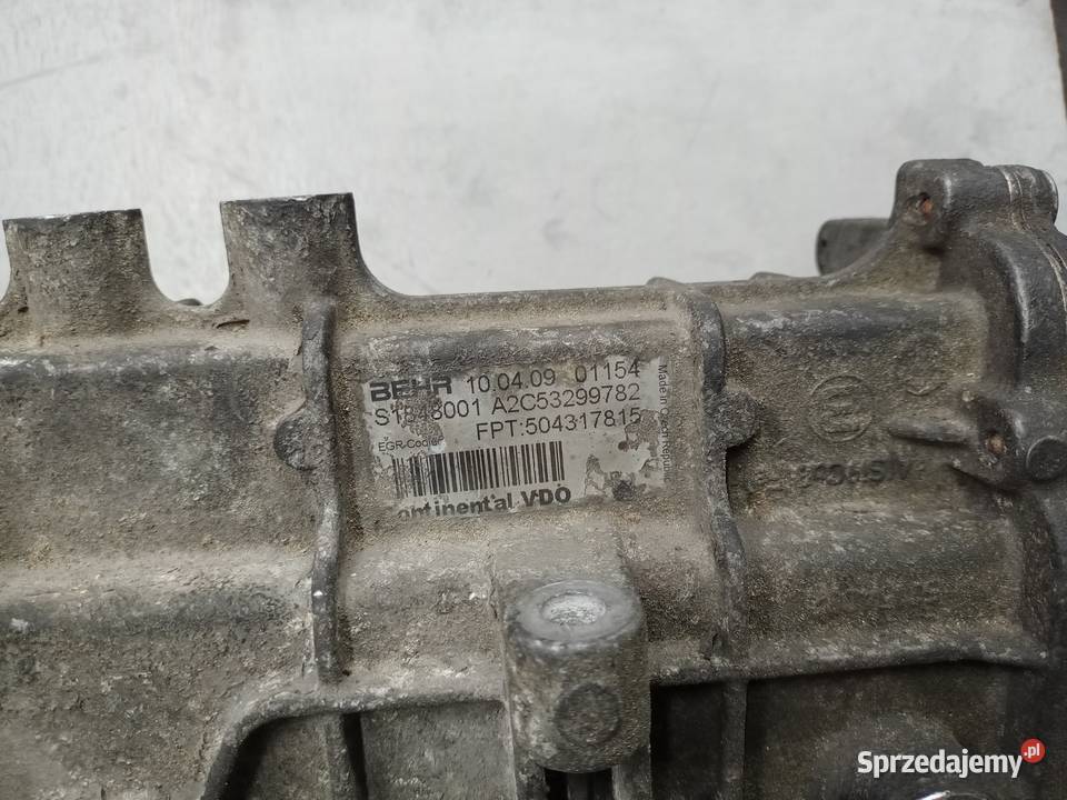 Chłodnica spalin Iveco 30 504317815 504317810 osobowe Suchedniów