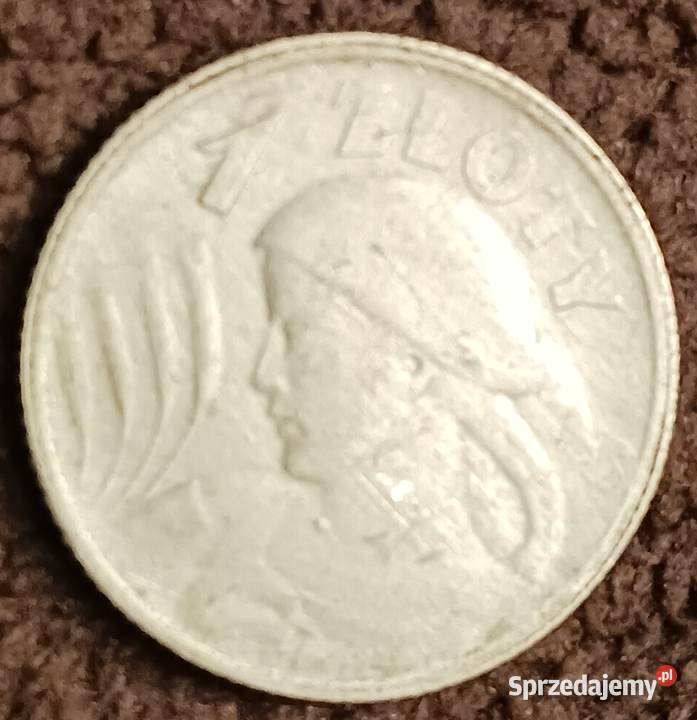 1 Żniwiarka 1924 r mennica Paryż oryginał Konin