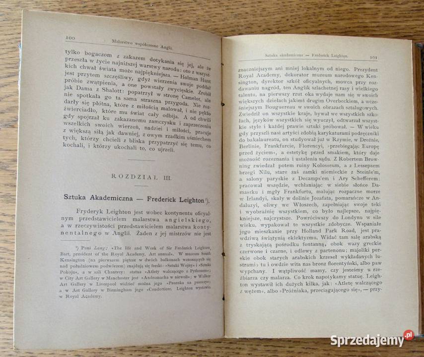 Historia malarstwa angielskiego XIX wieku z 1901 lubelskie Bychawka Trzecia