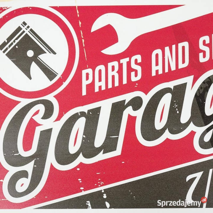 Tabliczka dekoracyjna metalowa PARTS SERVICE