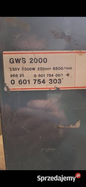 Bosch Gws 230 2300w Nowy Dwór Gdański sprzedam