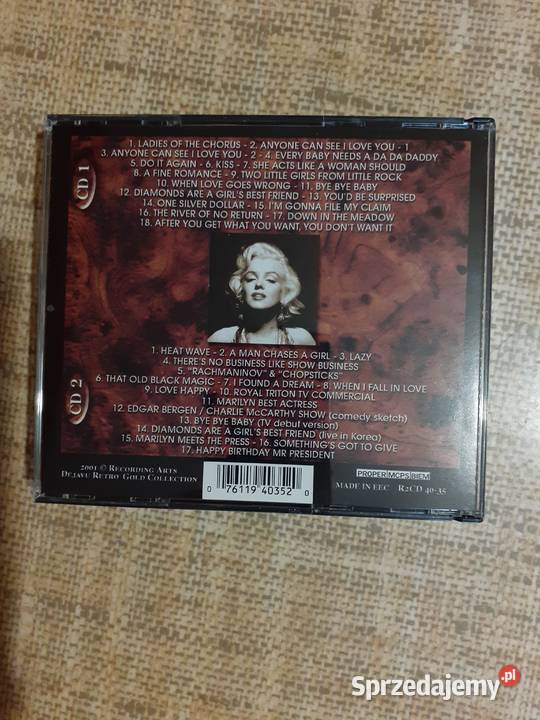 Sprzedam oryginalne 2 CD Marilyn Monroe DEJAVU Nowa Sól sprzedam