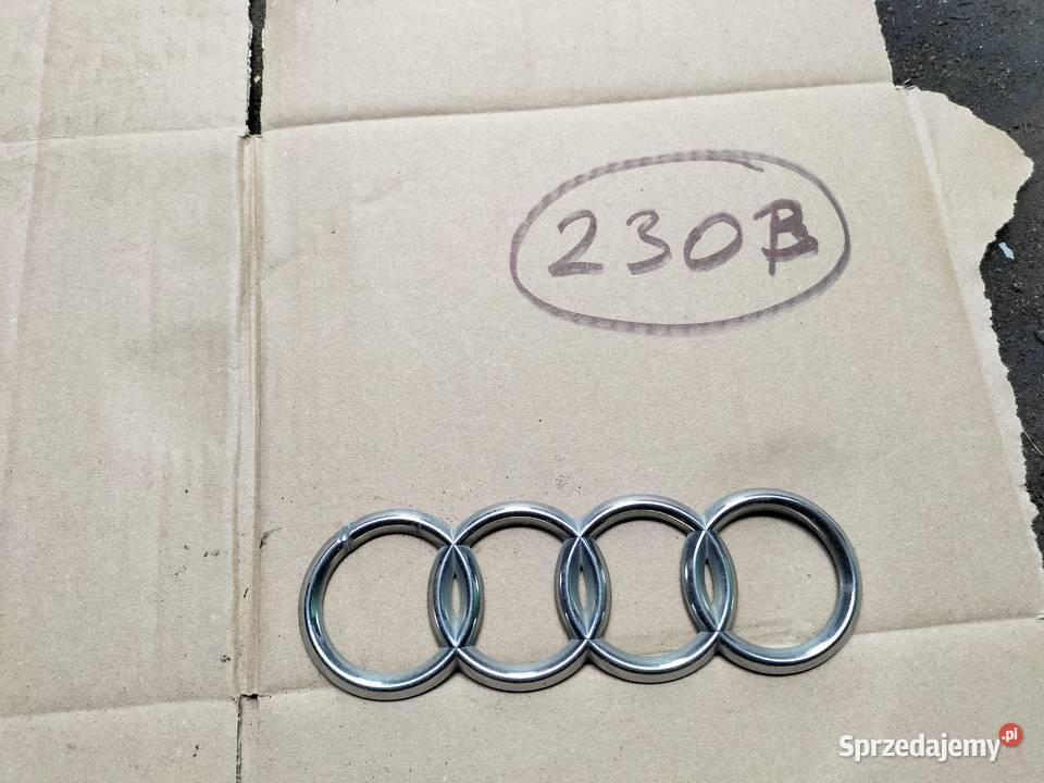AUDI 80 B3 B4 90 Q ZNACZEK EMBLEMAT NAPIS TYŁ Kamień-Kolonia