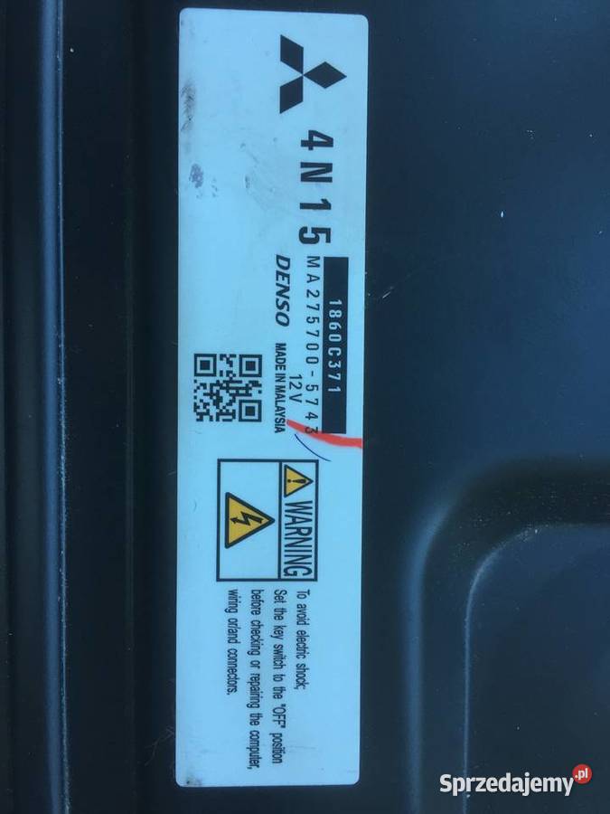 sterownik silnika MITSUBISHI L200 16r 1860C371 układ elektryczny silnika Darłowo