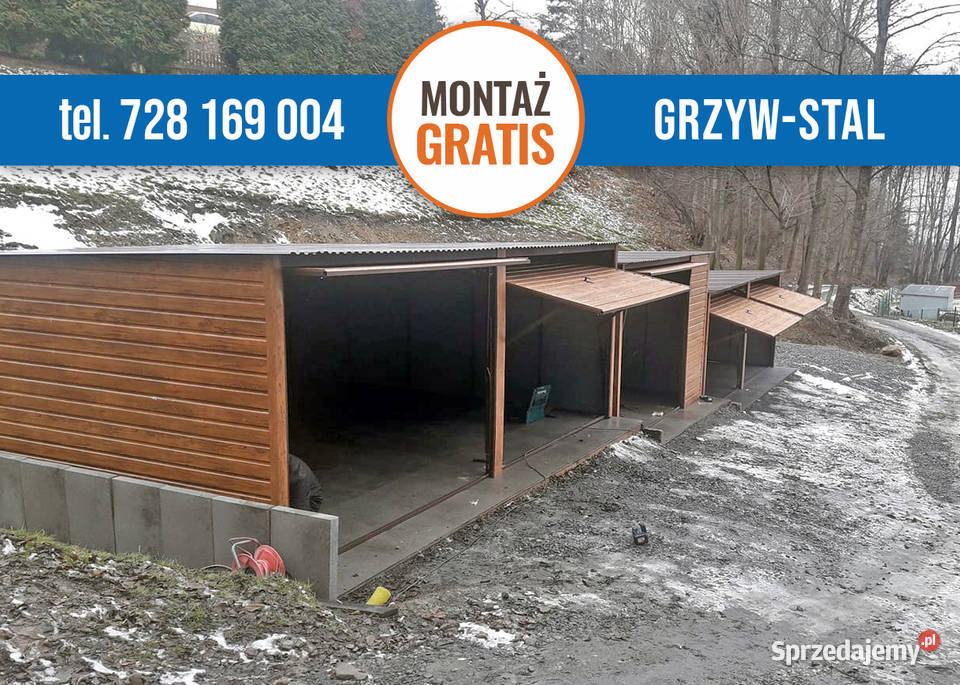 Garaż Blaszany Złoty Dąb Garaże BlaszaneWiaty Siemiatycze