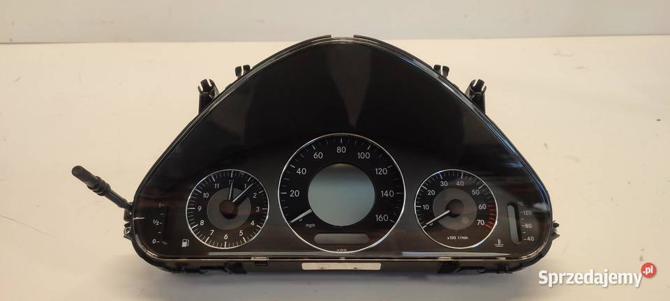 MERCEDES W211 LICZNIK ZEGARY MPH ANGLIK