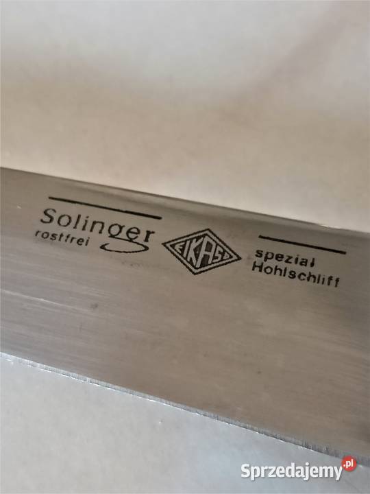 Nóż Solinger rostfrei 25 nieużywany vintage łódzkie Łódź