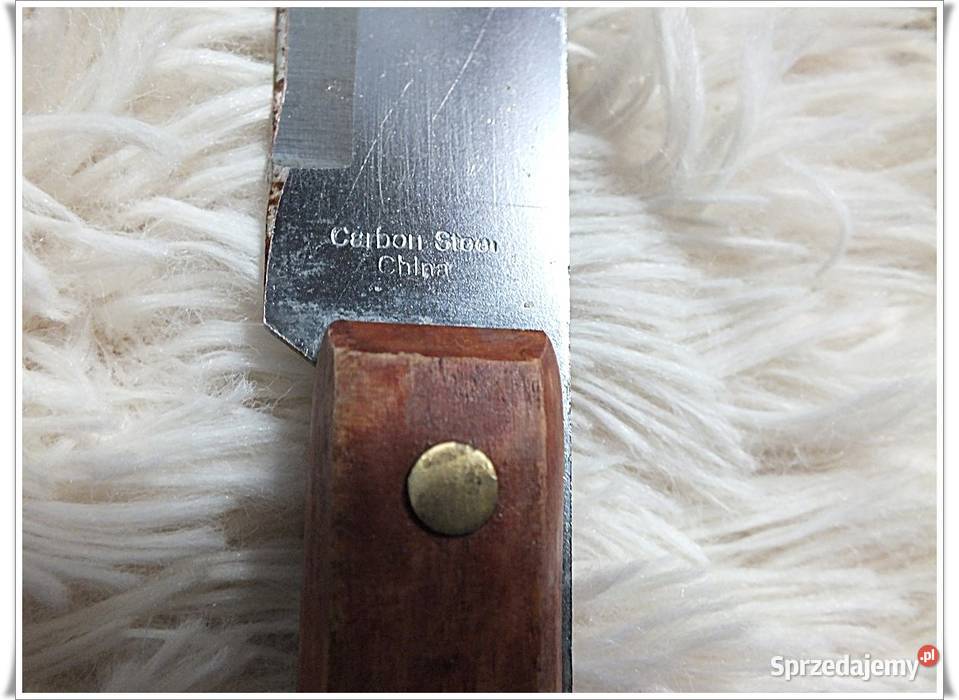 Nóż z hartowanej stali 55 z dłuższą raczką Ręczne Żary