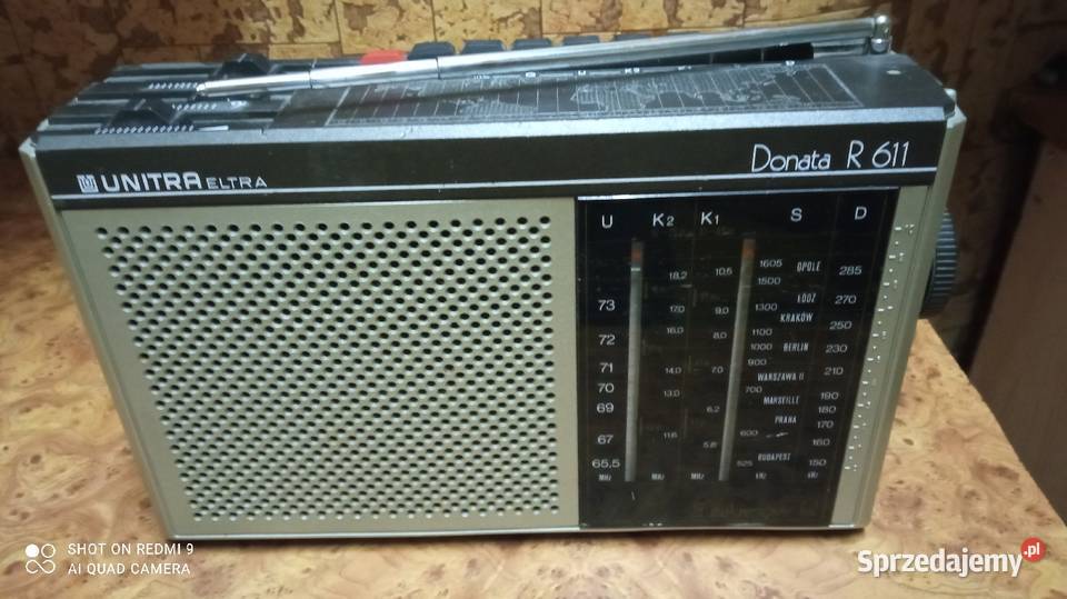 Radio z PRL Donata sprawne dolnośląskie Wrocław