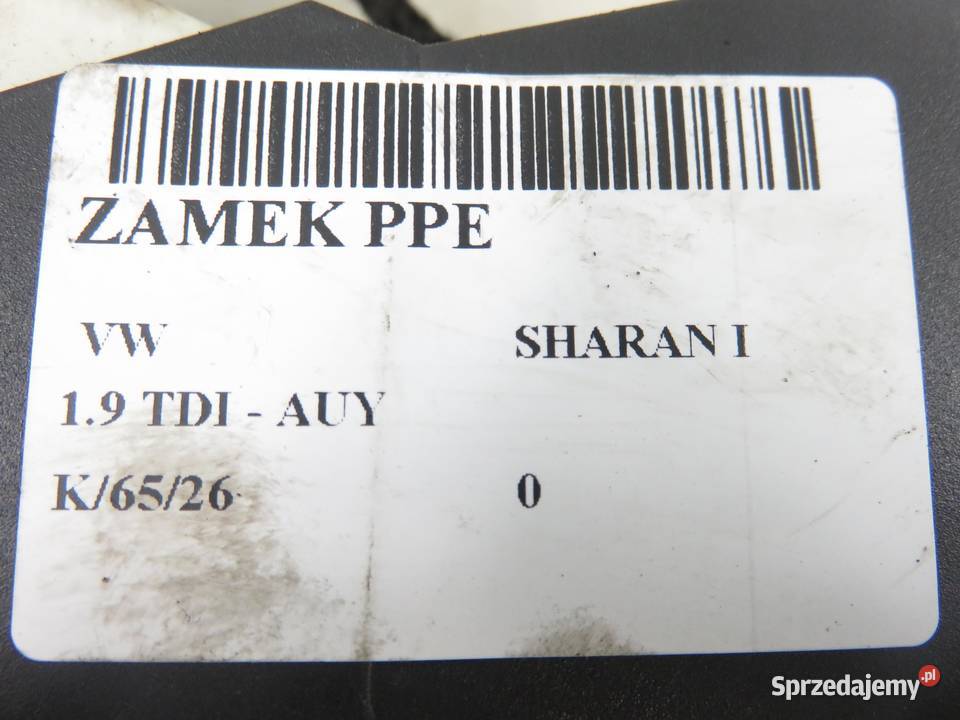 ZAMEK PRAWY PRZEDNI VW SHARAN I