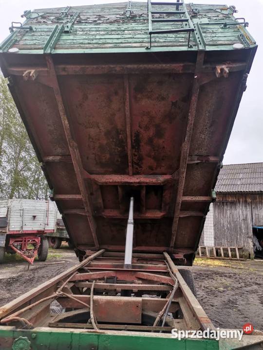 Przyczepa rolnicza 3 str wywrot 8 t Pabianice