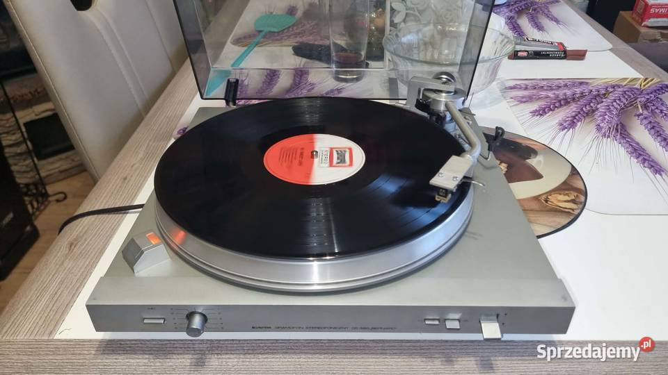Gramofon Unitra Fonica GS460 Bernard srebrny Warta