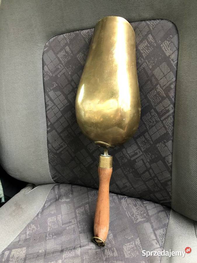 Duża ŁYŻKA NASYPKA SZUFLA SZUFELKA MOSIĄDZ Antyki sprzedam