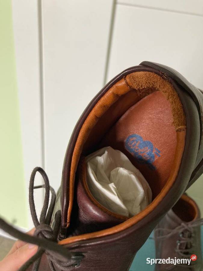 Nowe skórzane wygodne brązowe damskie buty Wolky skóra podkarpackie Nisko sprzedam