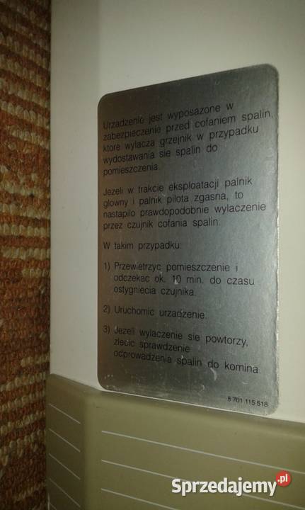 używany piecyk gazowy Junkers Grudziądz