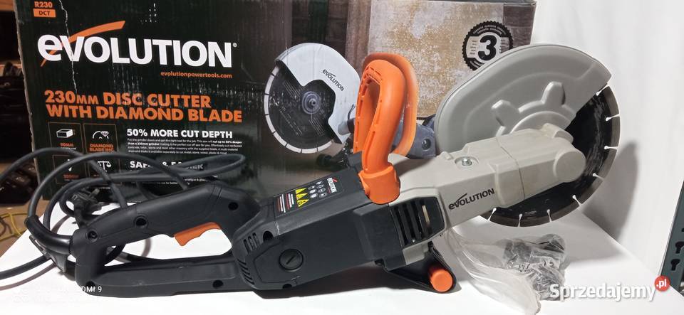 Przecinarkę do Betonu EVOLUTION 230mm 2000w 230v Piła