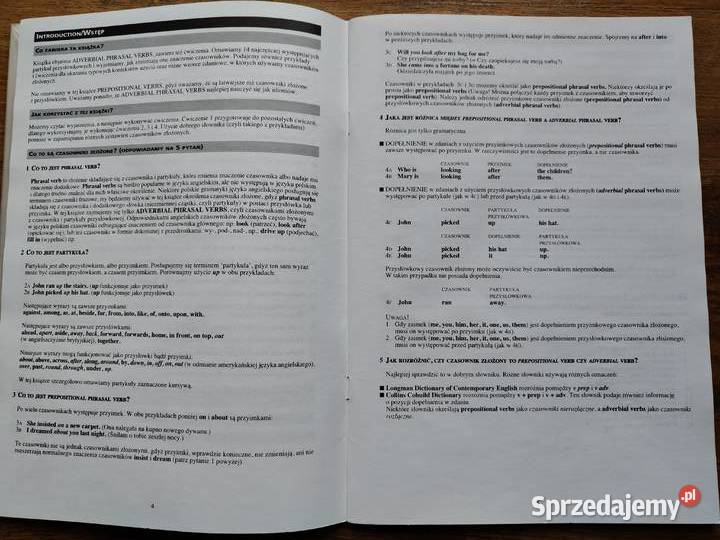 swój angielski Czasowniki złożone Phrasal Verbs ISBN 8371564783 Książki do nauki języka obcego małopolskie Kraków