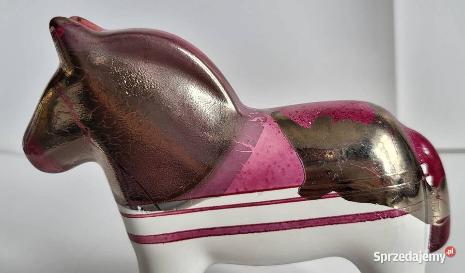 Figurka Konik Koń ceramiczny ręcznie malowany Sierakowice sprzedam
