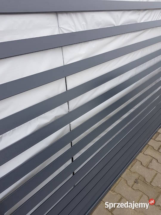 Brama Lizbona dwuskrzydłowa grafit antracyt Wąbrzeźno