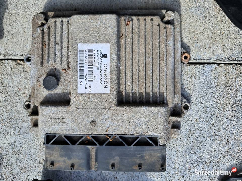 OPEL CORSA D 13 CDTI STEROWNIK KOMPUTER SILNIKA Kielno