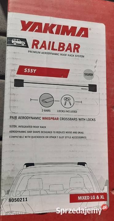 Belki na bagażnik dachowy Yakima RailBar Raciborowice