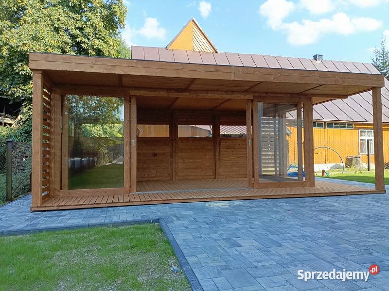 Altana 36 Nowoczesna 4x7 m Blacha Rynny Taras śląskie Parzymiechy sprzedam
