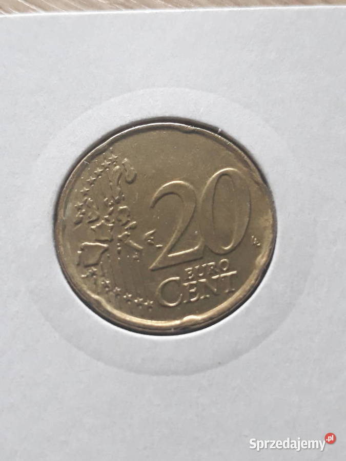 20 Eurocentów Belgia 2002 r 2006 r 2008 r Konin