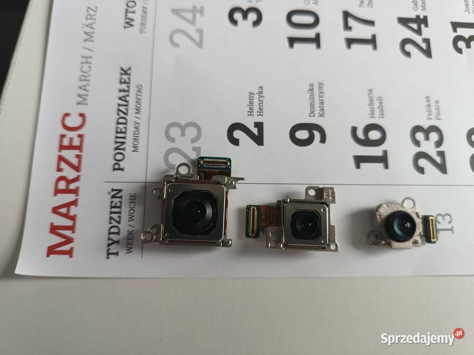 Samsung S22 części aparat mikrofon gniazdo USB Telefony i Akcesoria Słupca