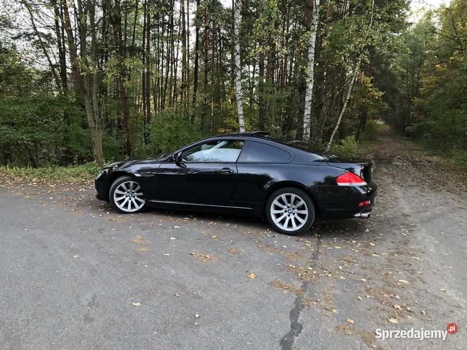 BMW 650i E63 367 V8 PIĘKNA CZARNA BETA OKAZJA Jaworzno
