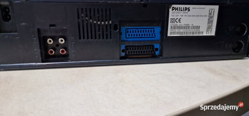 Video magnetowid Philips VR 666 VR666 VHS pilot
