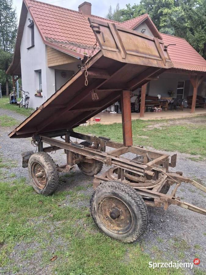 Przyczepka Multicar minitraktorek wywrotka lubuskie Krosno Odrzańskie