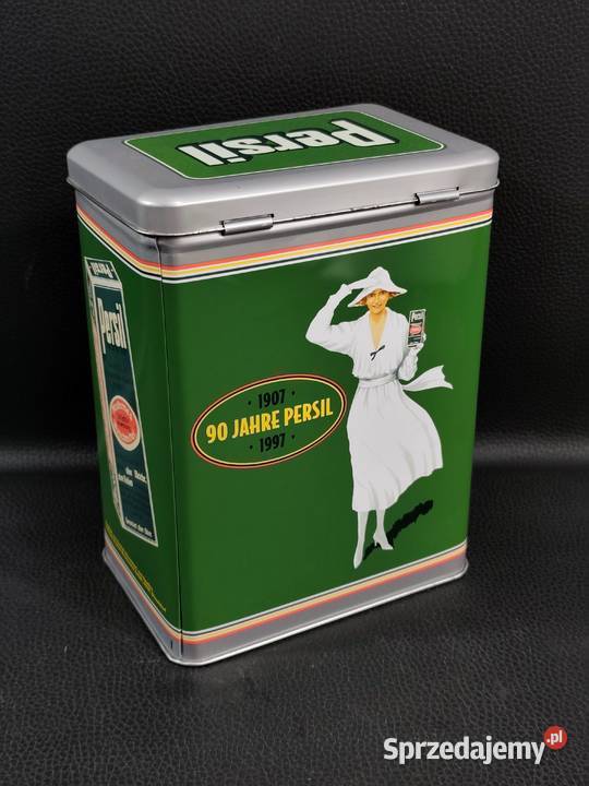 Puszka Na Proszek Do Prania Persil z 1997r łódzkie Poddębice