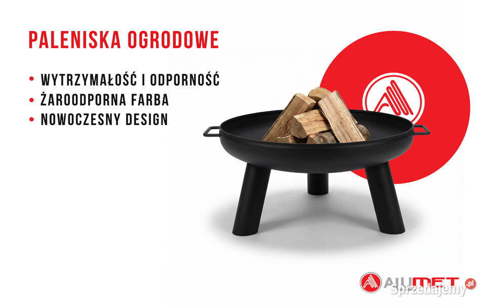 Palenisko Ogrodowe 60 z Uchwytami Duże Solidne dolnośląskie Wałbrzych