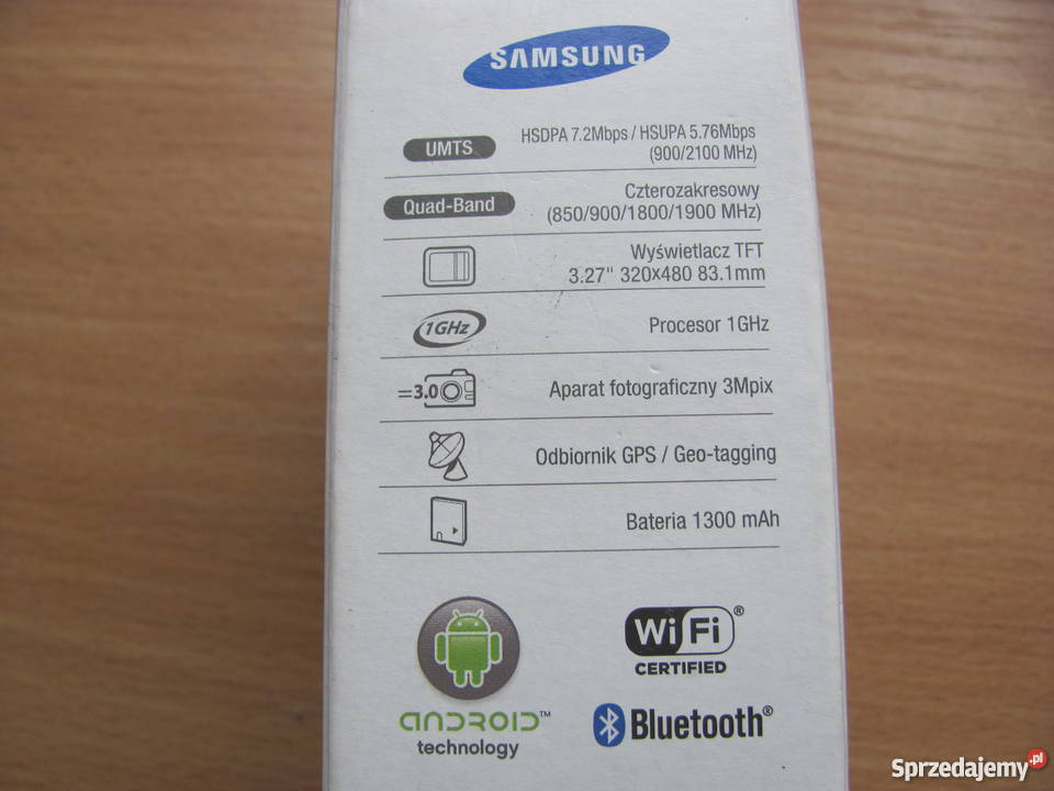 Pudełko Galaxy Young Oświęcim sprzedam