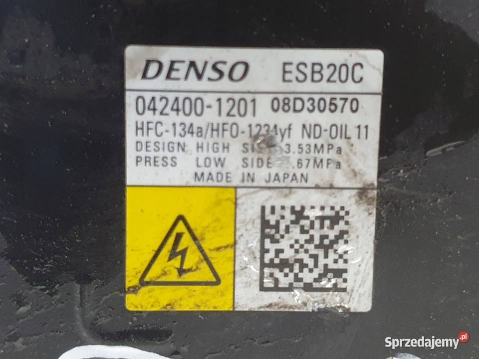 SPRĘŻARKA KLIMATYZACJI Toyota Corolla E21 lubelskie Chełm