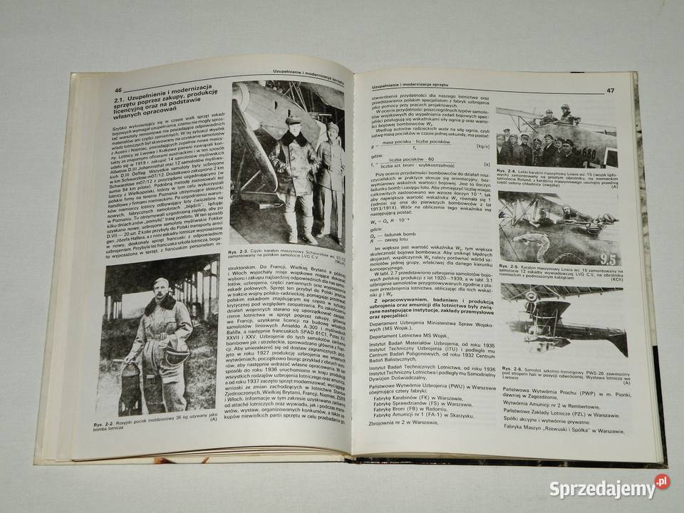 Uzbrojenie lotnictwa polskiego 19181939 A militaria, broń, wojskowość Bydgoszcz