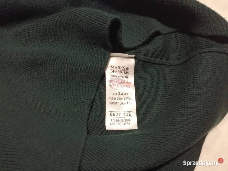 Sweterek długi rękaw Marks Spencer 104 Odzież Marks & Spencer Czeladź