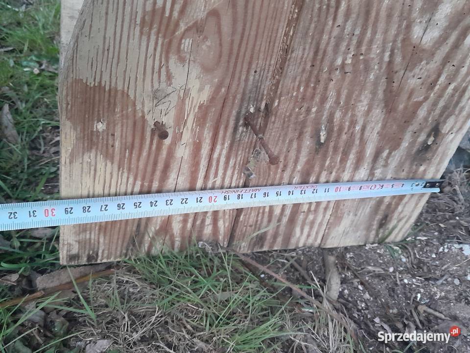 Stara drewniana półka półeczka zabytek PRL Dąbrowa Górnicza