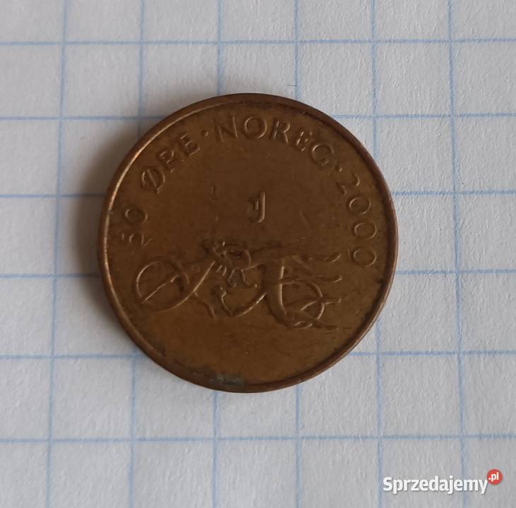 50 ORE 2000 NORWEGIA Numizmatyka Piszczac