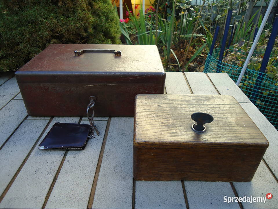 Stare oryginalne kasetki na pieniądze itp2 Nowy Sącz