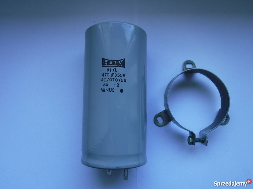 Kondensator 470uF 350V Elwa 61L Nowe