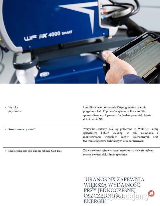 Bhler Selco URANOS NX 2200 SMC Smart Krotoszyn sprzedam