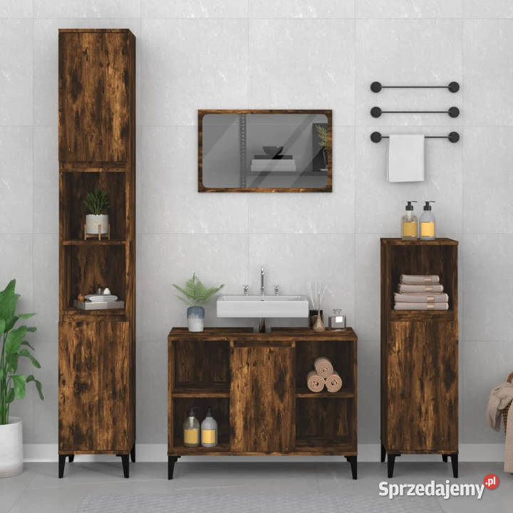 Szafka pod umywalkę przydymiony dąb 80x33x60 Warszawa sprzedam