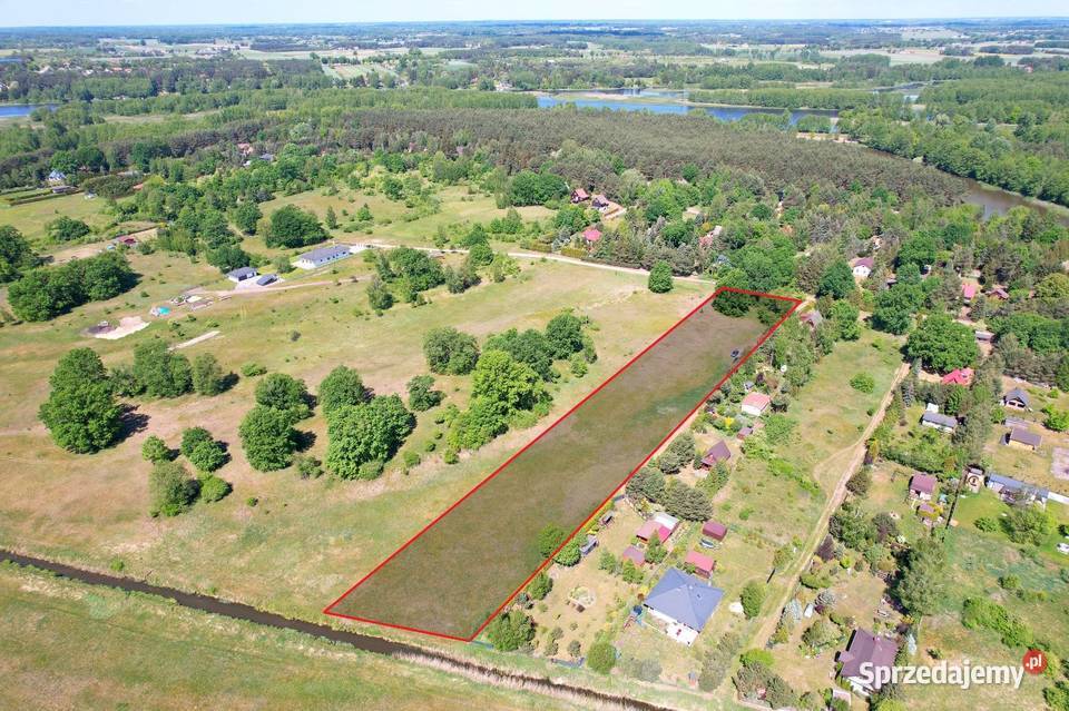 Duża działka rekreacyjna w świetnej lokalizacji mazowieckie Stawinoga sprzedam