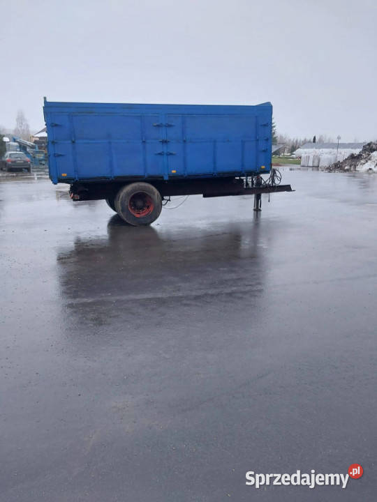 Przyczepa wywrotka z suszarnią susząca 8 ton nieuszkodzony Podlejki sprzedam